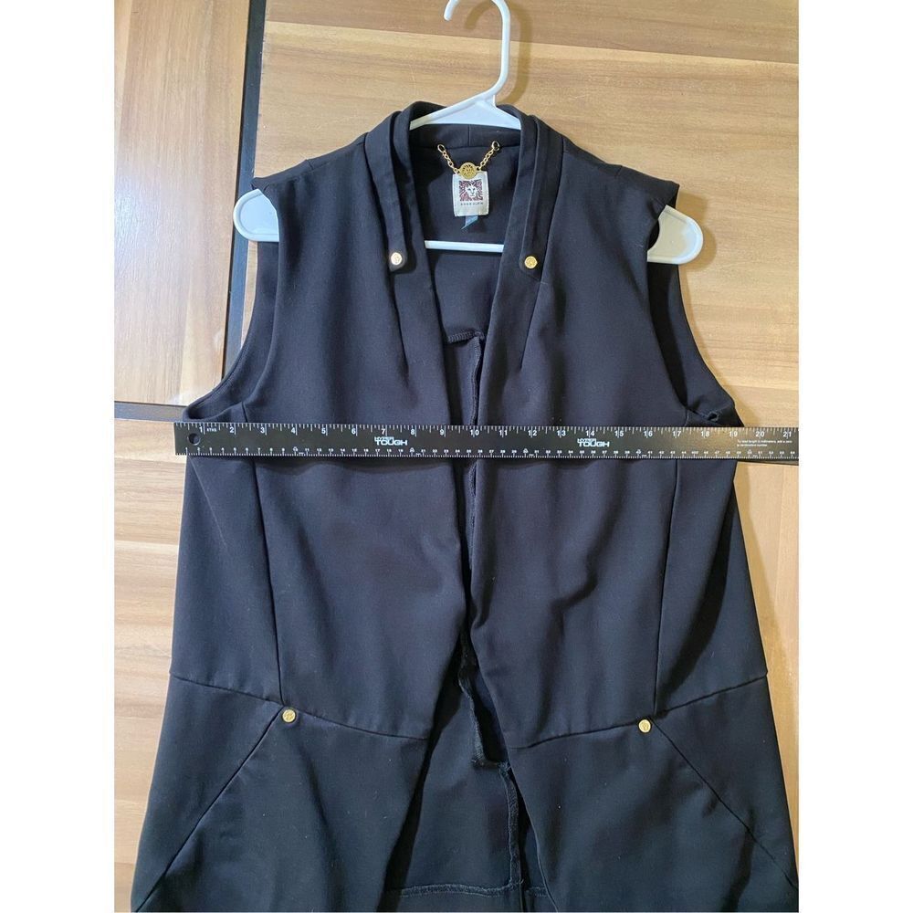 ‎Ann Klein Open Front Vest - Picture 6 of 6